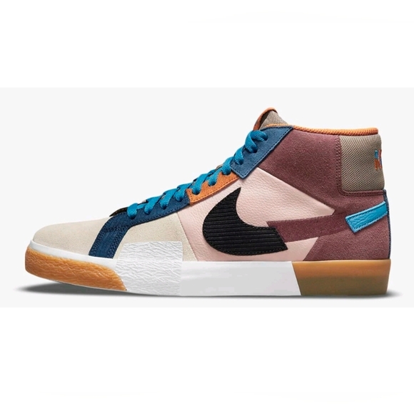 Nike Zoom Blazer Premium SB Mid Mosaic Pack Dark Wine size 9.5